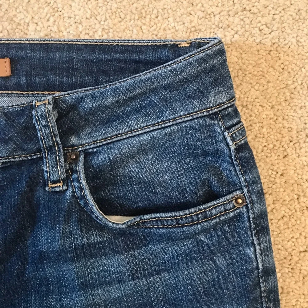 Joes Altered Denim Blue Jean Long Shorts Size 4 Waist 27 The Honey y2k Festival